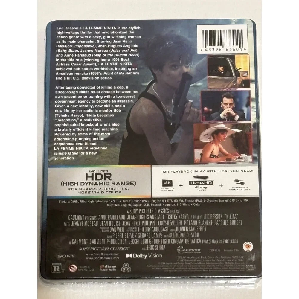 La Femme Nikita 4K Ultra HD Blu-Ray Steelbook‎